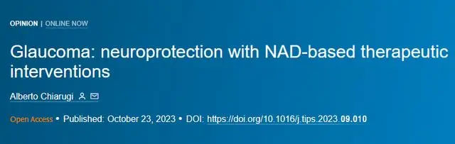 Glaucoma: neuroprotection with NAD-ba<i></i>sed therapeutic interventions